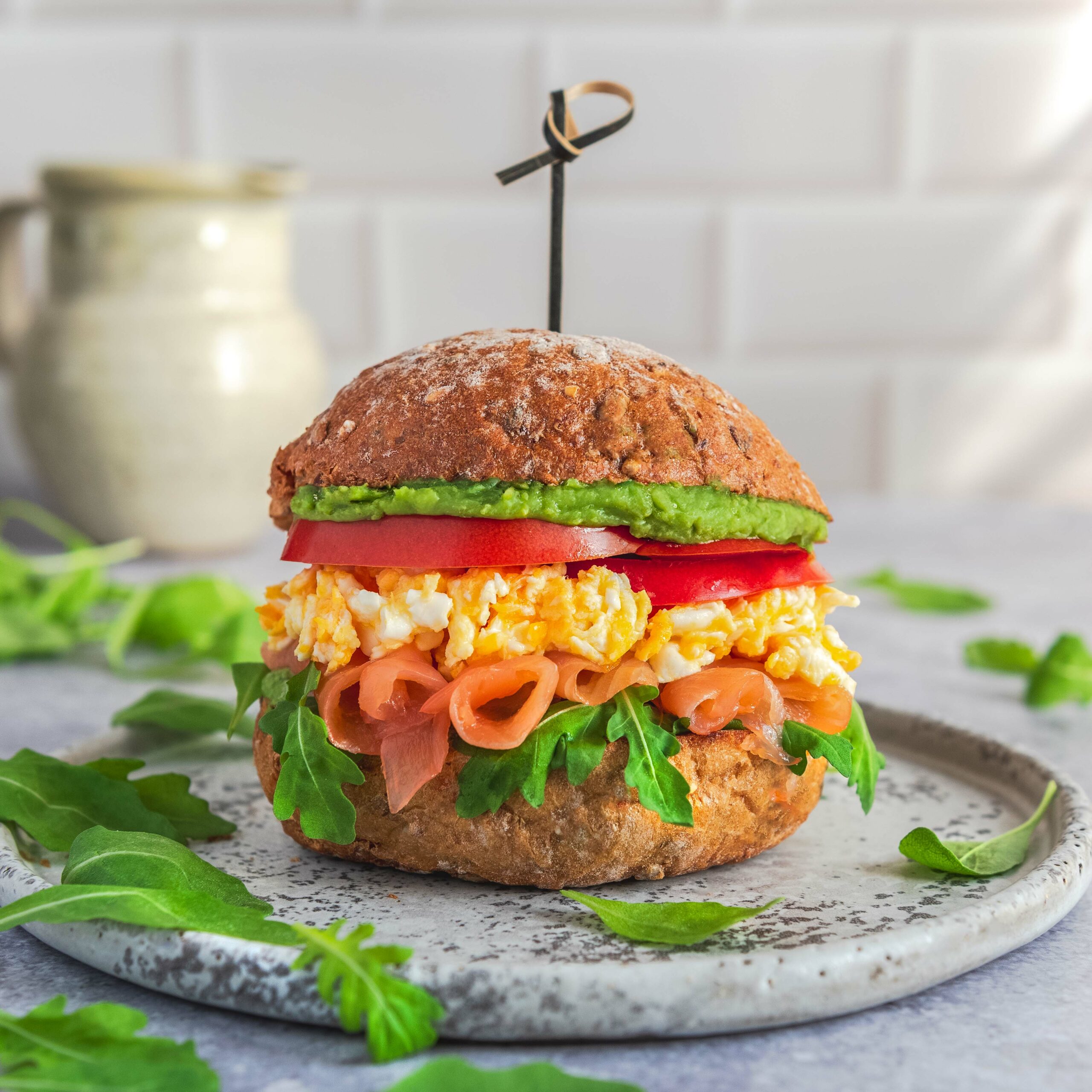 Śniadaniowy burger 2